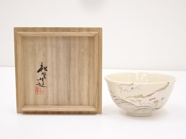 JAPANESE TEA CEREMONY / CHAWAN(TEA BOWL) / KYO WARE